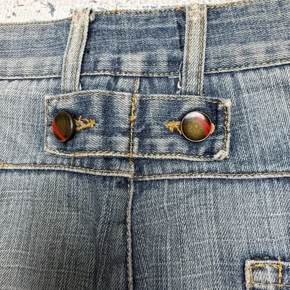 Vintage Levis Engineered Jeans Mens Blue Twisted Buckle Back One Fits 32x26.5